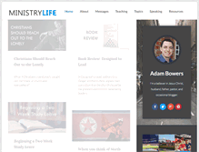 Tablet Screenshot of ministrylife.org